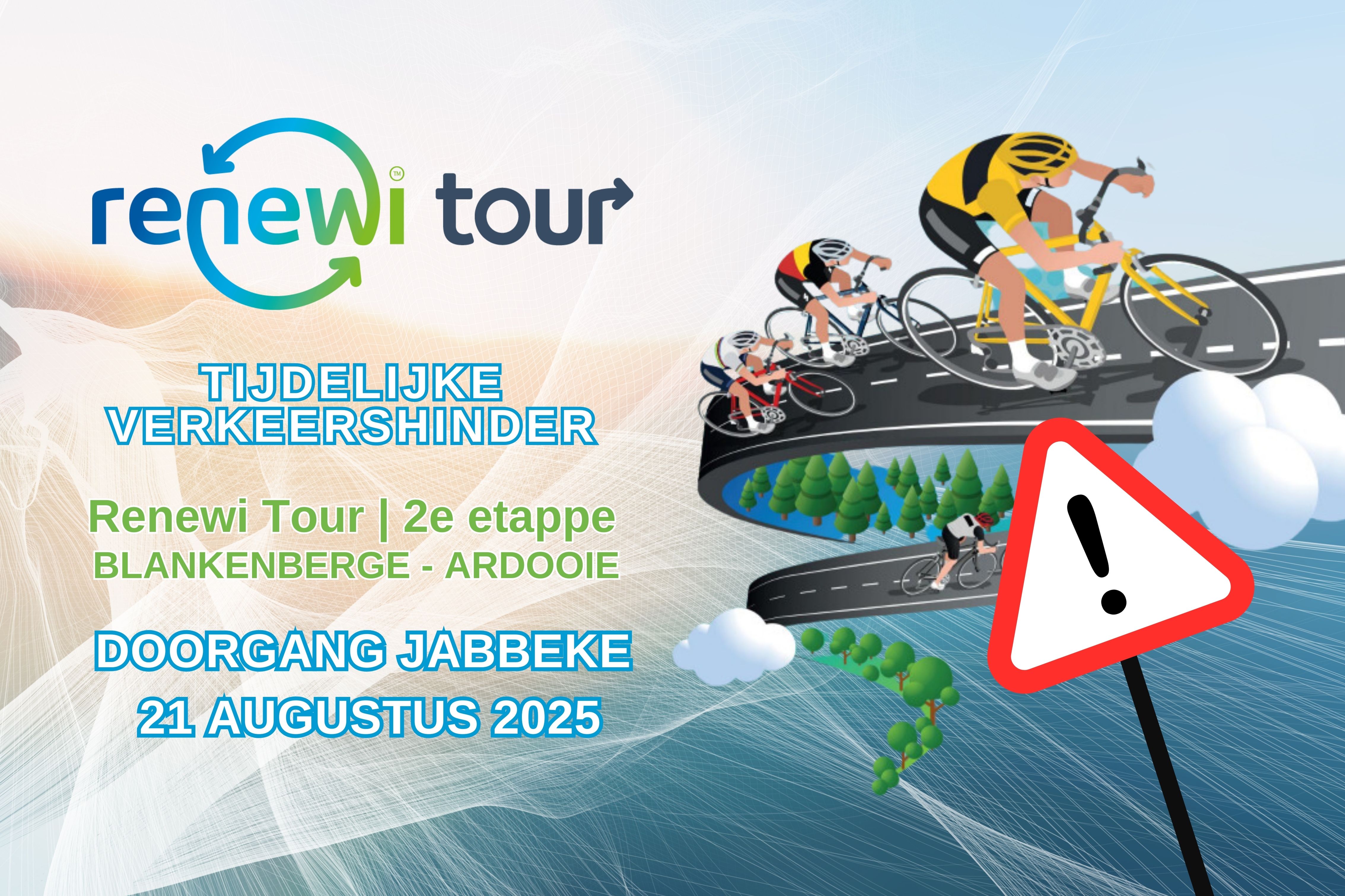 DOORTOCHT RENEWI TOUR 2025 OP 21 AUGUSTUS